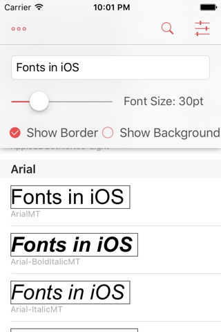 FontsCompare screenshot 2