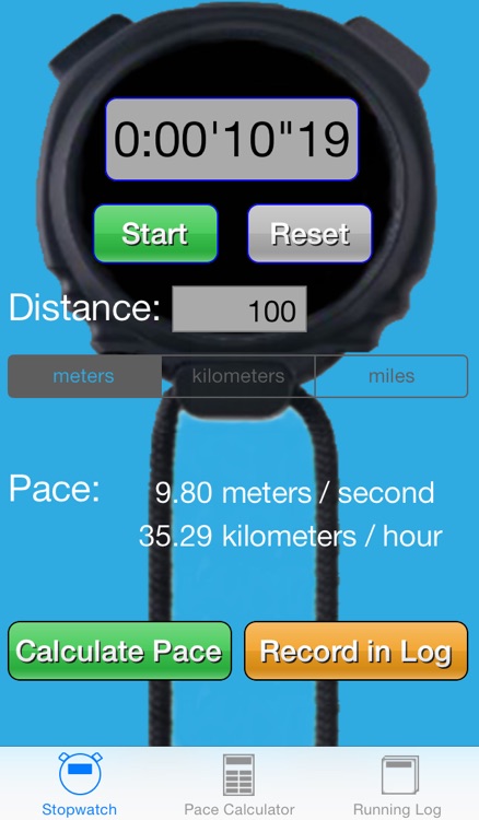 Running Pace Log