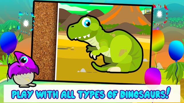 Dino Puzzles for Kids (Toddler Age Dinosaur Learning Games F(圖4)-速報App