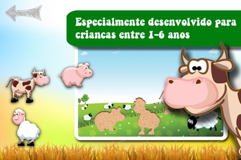 Farm Animals Cartoon Jigsaw Puzzle for kids and toddlers screenshot 2