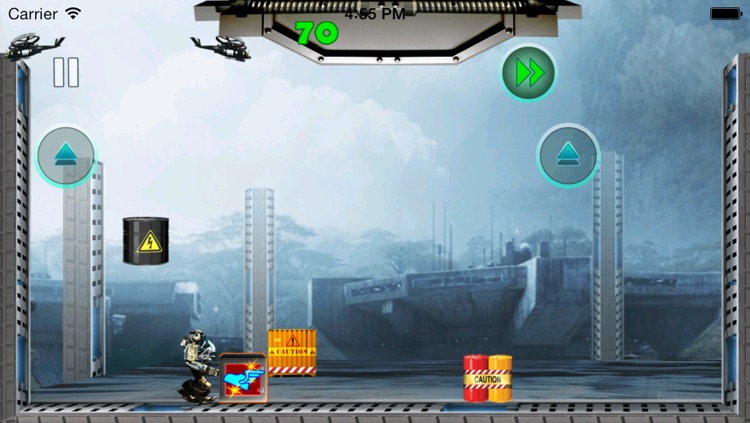 Helicopter vs Robot Free HD - A battle to control the future of the Planet - Lite Version screenshot-4