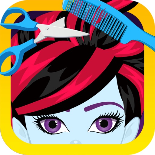 Monster Hair Spa Salon Icon