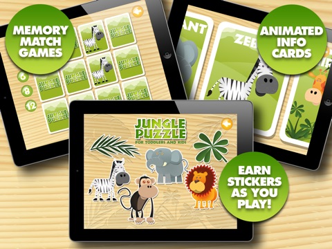 Jungle Animal Puzzles screenshot 4