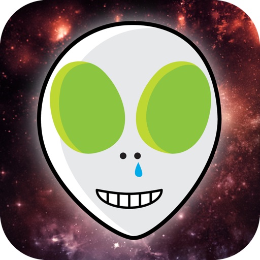 Aliens Fly - Alien head flying in 2048 icon