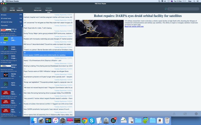 RSS News Reader thumbnail 1