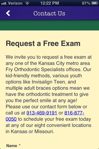 Fry Orthodontic Specialists screenshot 3