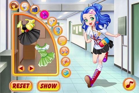 Dress Up Games, Late for Class screenshot 3