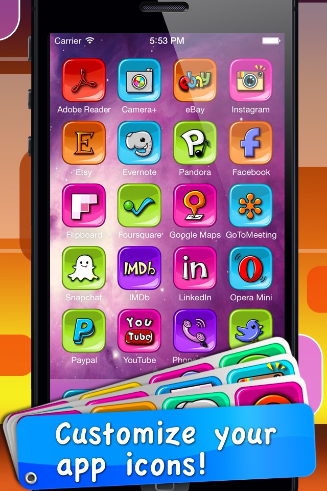 App Icon Skins FREE- Shortcut for your app on home screen screenshot 2
