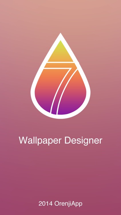 Wallpaper Designer - Design Wallpaper for iOS 7 (Blur and adjust image hue)