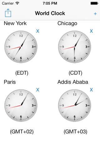 World Clock for Pebble - 500+ Cities Time Worldwide screenshot 3
