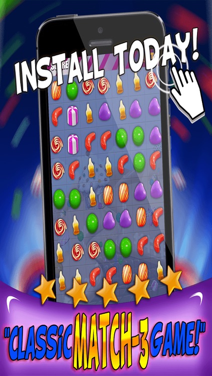 Addictive Candy Games Blitz - The Match-3 Fruit Jelly Mania HD FREE screenshot-4