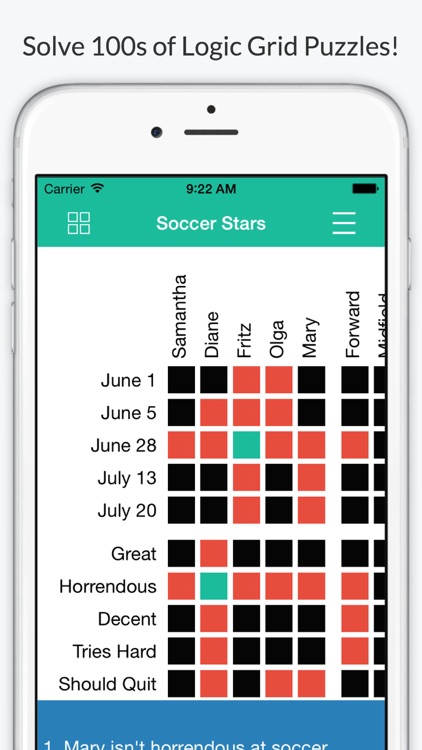 Logic Grid Puzzles - Word Games For Brain Training screenshot-0
