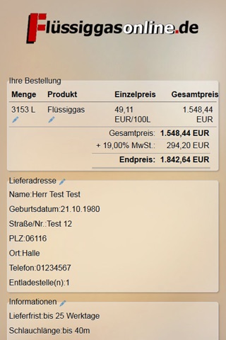 Flüssiggasonline.de screenshot 4
