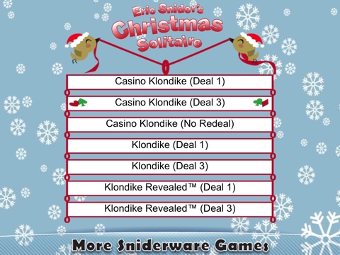 Christmas Solitaire HD Lite screenshot 3