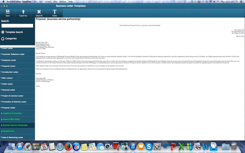 Business Letter Templates thumbnail 3