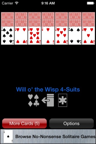 Will o' the Wisp Solitaire screenshot 2