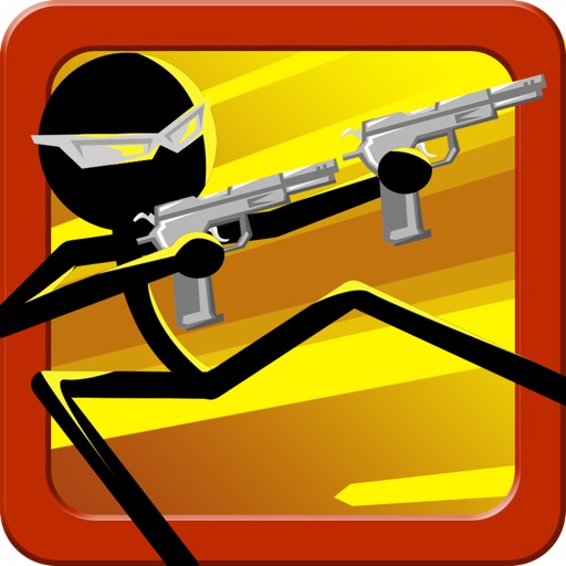 Run Stickman Sniper Run Free iOS App