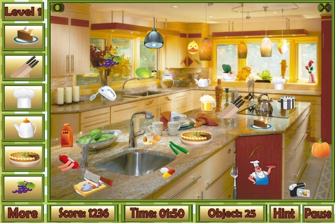 Pretty Kitchen Hidden Object Games screenshot 3