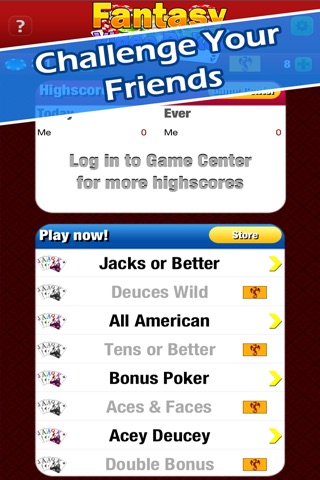 Fantasy Video Joker Poker screenshot 4
