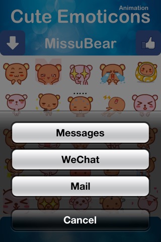 Cute Emoticons for Kik Messenger - Lite Version screenshot 4