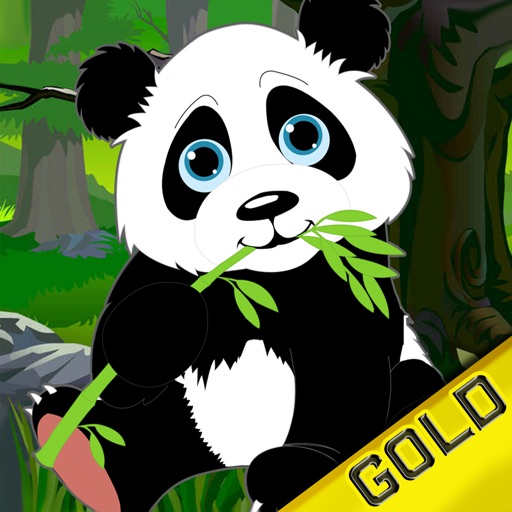 Fall in the jungle : Super panda skydiving - Gold Edition icon