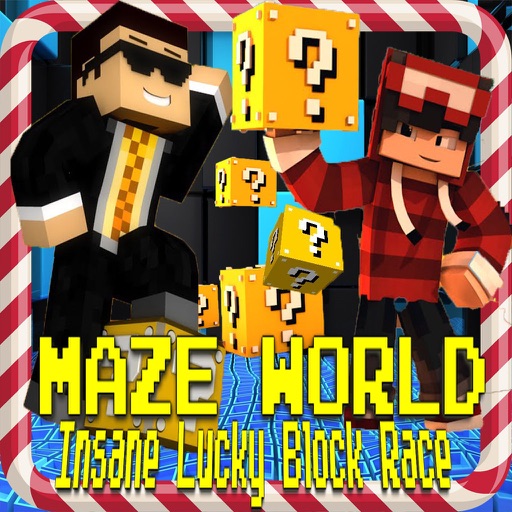Maze World : Insane Lucky Block Race icon