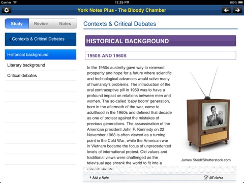 The Bloody Chamber York Notes AS and A2 for iPad screenshot 3