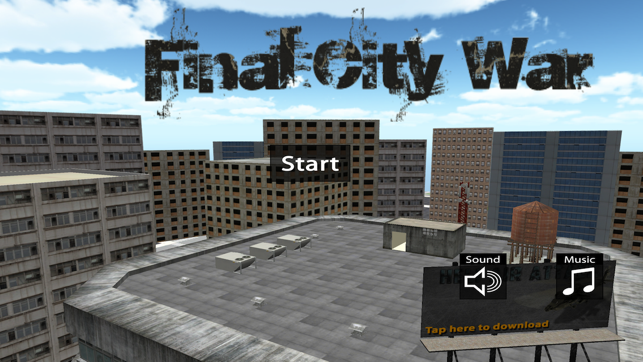 Final City War Free - 3D Heli Attack