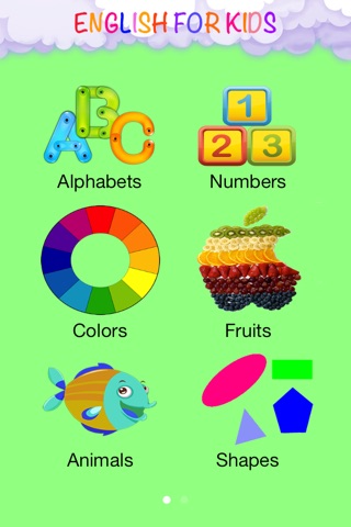 English For Kids : Alphabet, Number, Animal, ... vocabulary screenshot 2