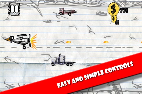 Doodle Army Sniper - Aircraft vs Truck Line Sketch Battle screenshot 4