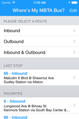 Where's my MBTA Bus? Lite screenshot 4