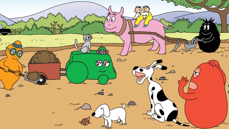 Barbapapa and the gardening