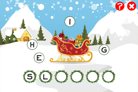 ABC Christmas games for children: Train your English spell-ing skills with Santa and the Xmas gang screenshot 4