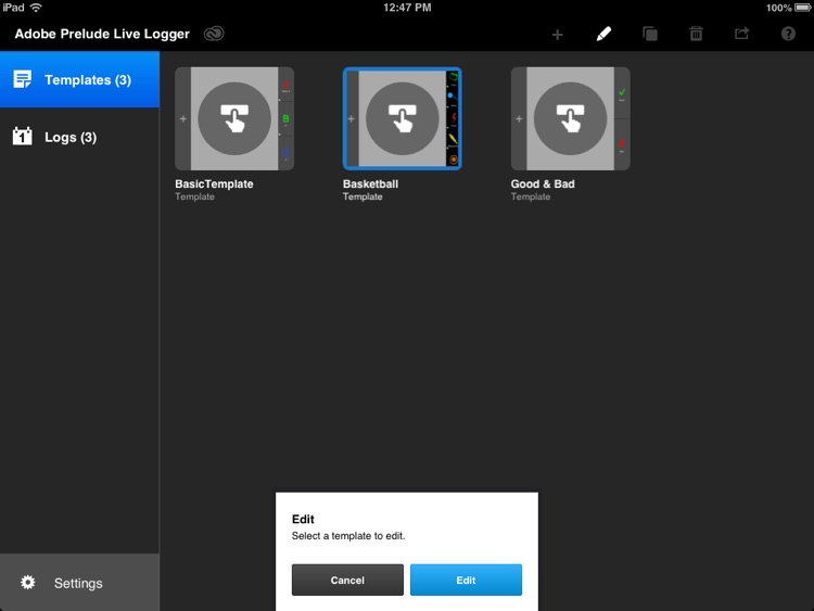 Adobe Prelude Live Logger