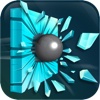 Gravity Glass Hit: Physics Shattering Marble Corridor Tunnel (Mysterious Sci-Fi Ball-Game)