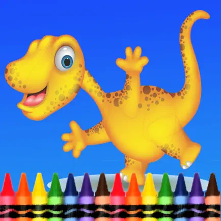 Дино Книжка-раскраска - Динозавр Рисование для Игры Ребенка Читы
