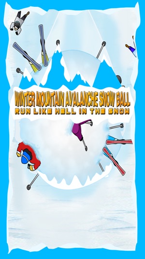 Winter Mountain Avalanche Snowball : Run like Hell in the sn(圖1)-速報App