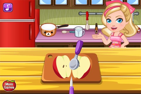 Baby Chef : Apple And Walnut Cake Cooking screenshot 2