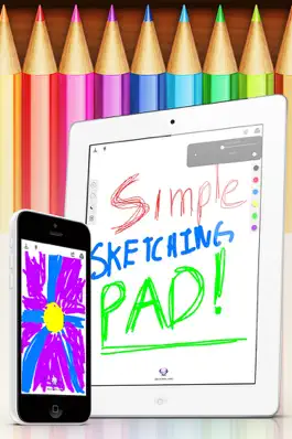 Game screenshot Simple Sketching Pad - Make a quick pencil/paint sketch on a clean drawing drafting canvas mod apk