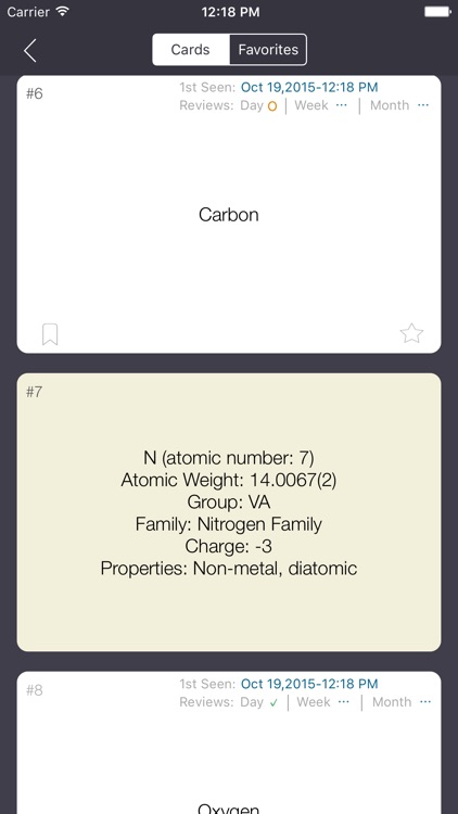 Periodic Table Flashcards Pro with 118 Elements. Now with Progress Tracking and Spaced Repetition Score!