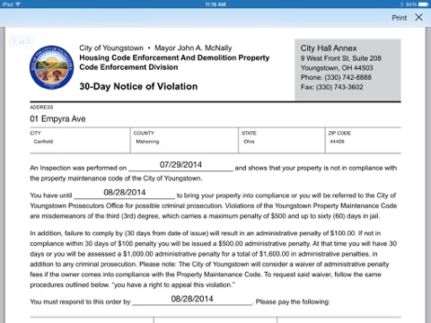 Girard Parcel Management screenshot 2