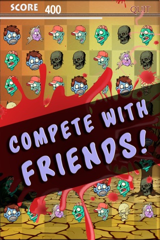 Match 3 Zombie Destruction screenshot 2