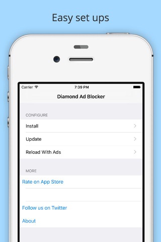 Diamond Blocker : No Ads.No Tracking.Lightning-Fast Safari screenshot 4