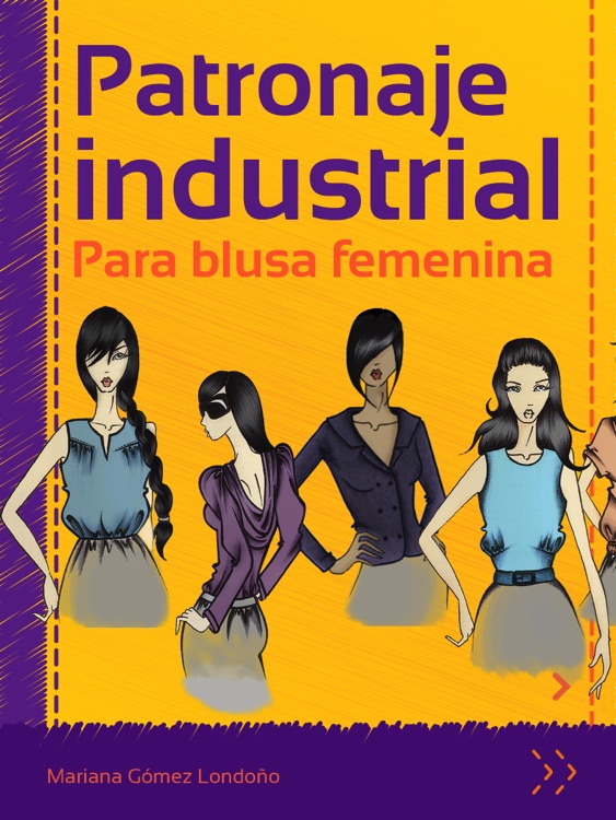 Patronaje industrial para blusas femeninas