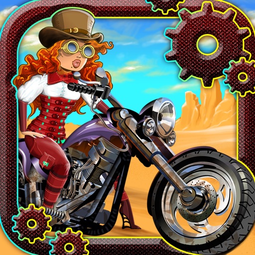 SteamPunk'd Rider : A Downhill Challenge GT Race HD Free iOS App