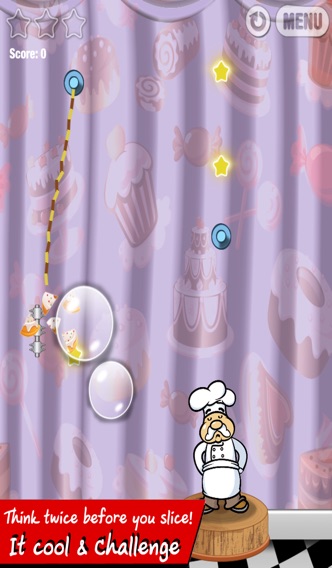 CUT THE DONUTS YUMMY : SLICE ROPE TO BAKE BAKERY COOKING CHEF 1.3 IOS