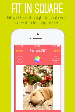 Rotate Video 360º - Video Rotator to Rotate Your Video Clip to Correct Orientation or in Any Angle and Scale & Resize Video for Instagram screenshot 4