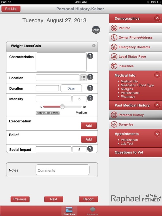 Raphael PetMed – Track Veterinary Medical Files For Your Pets screenshot-4