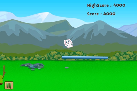 Baby Bunny Bounce Bop FREE! - Cute Little Rabbit Hop Game screenshot 2
