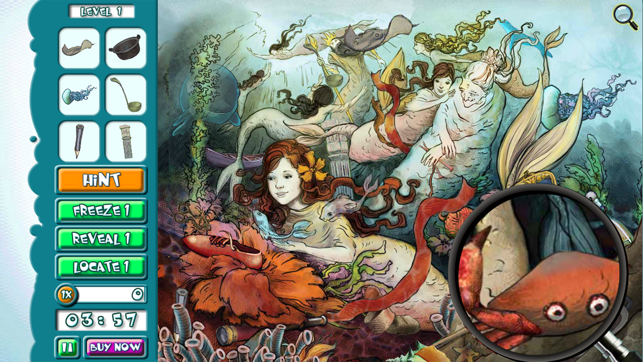 Hidden Object Game FREE - The Little Mermaid(圖1)-速報App